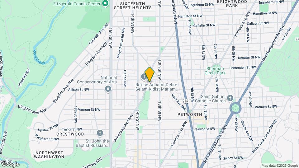 4521 Arkansas Ave NW Map and Location Details