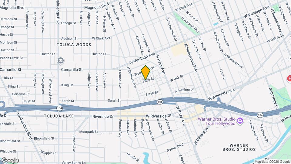 4310 W Kling St Map and Location Details