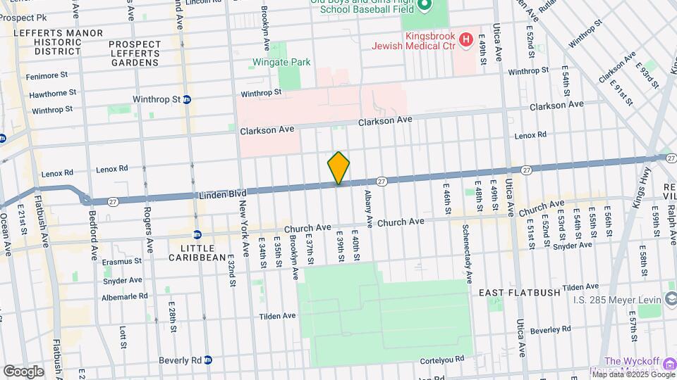 484 Linden Blvd Map and Location Details