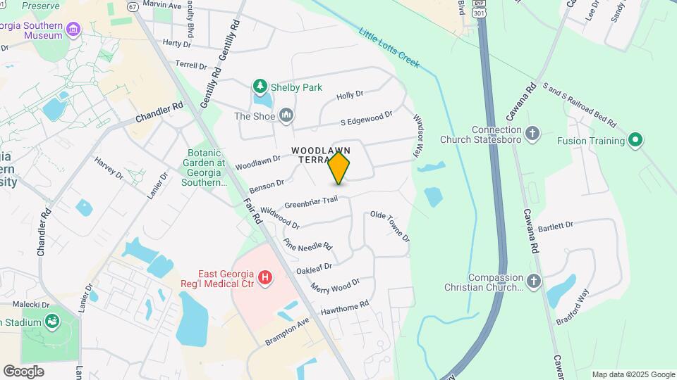 119 Greenbriar Trail Map and Location Details