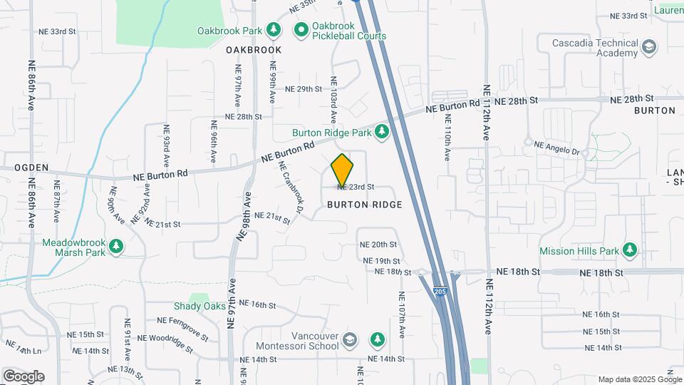 10303 NE 23rd St Map and Location Details