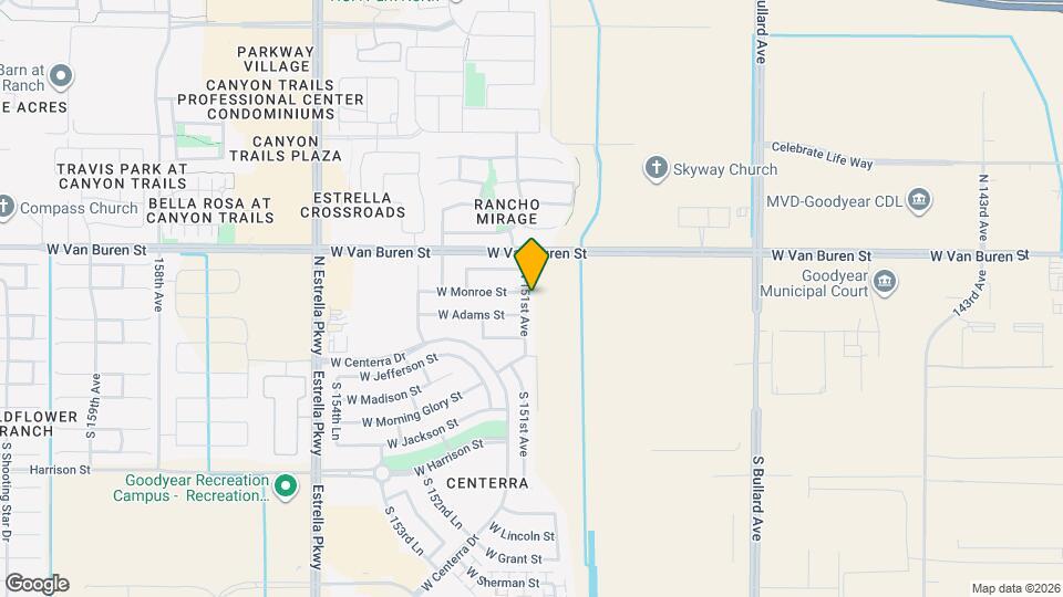 161 N 151st Ave Mapa y Detalles de la Ubicación