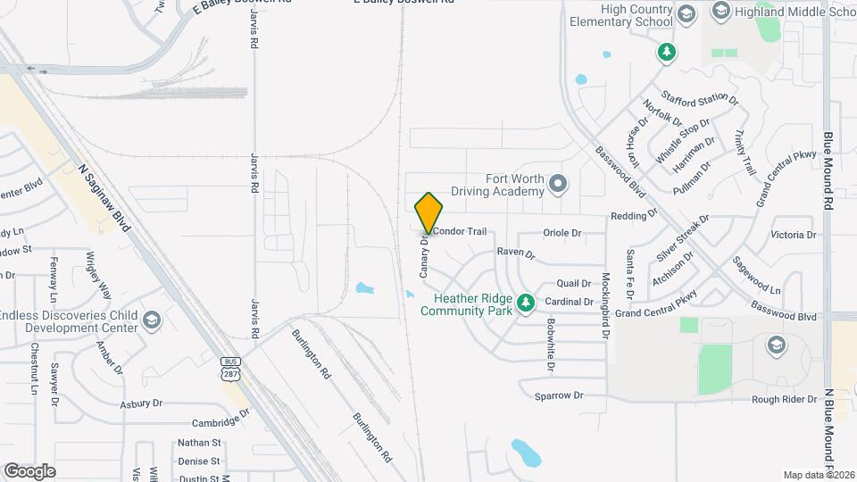 949 Canary Dr Map and Location Details
