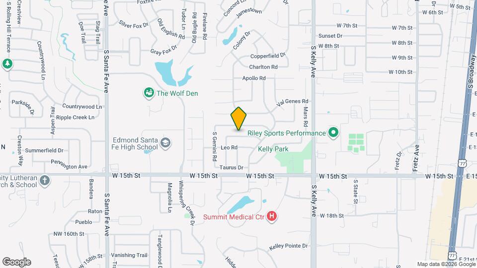 1403 W Aries Rd Map and Location Details