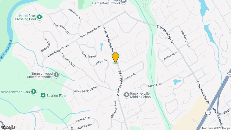 5301 W Jones Bridge Rd Map and Location Details