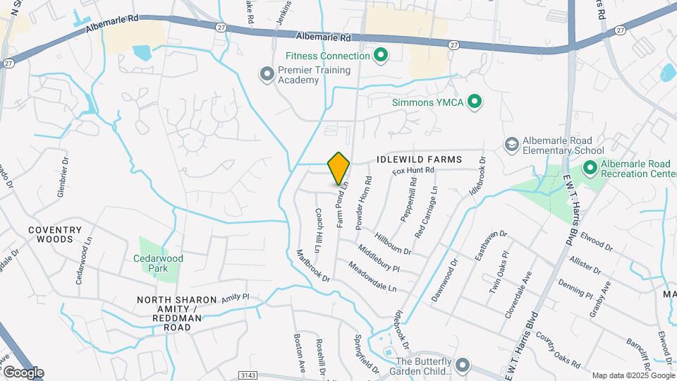 6022 Farm Pond Ln Map and Location Details