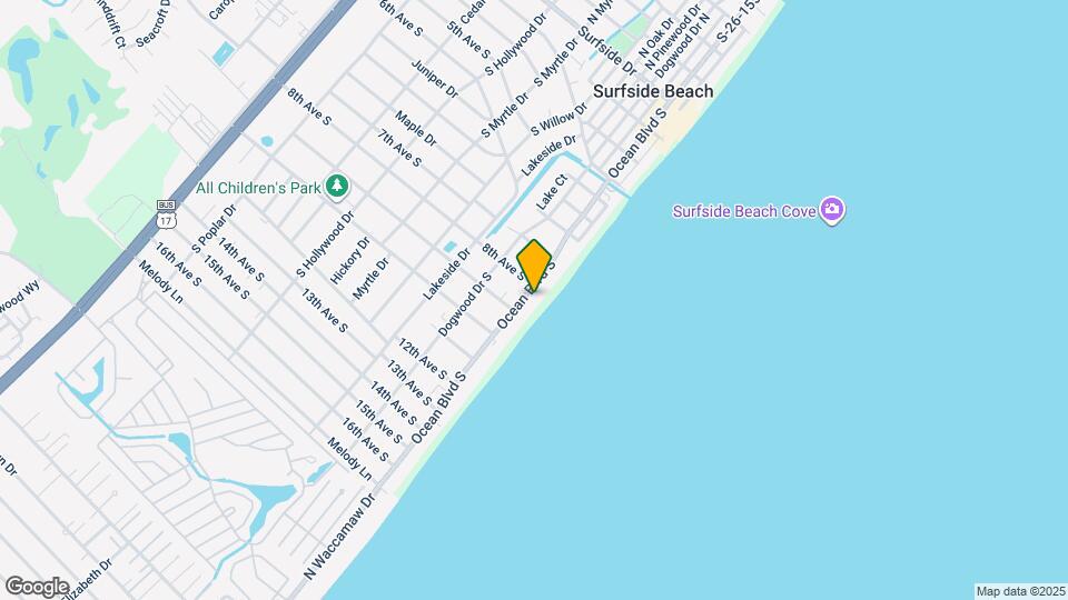813 S Ocean Blvd, Unit Sandfiddler 101 Map and Location Details