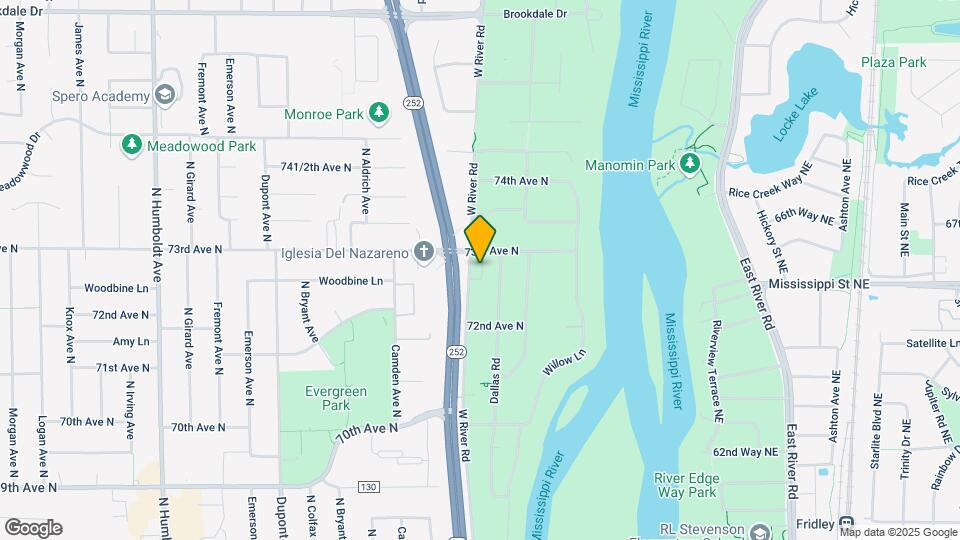 7240 W River Rd Map and Location Details