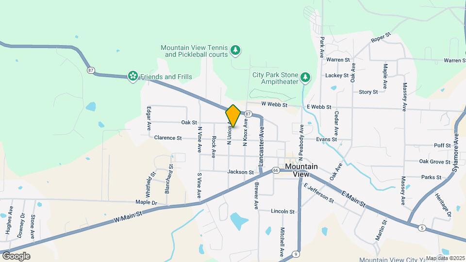 307 N Union Ave Map and Location Details