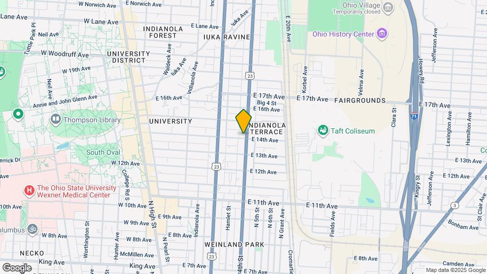 1731 N 4th St Map and Location Details