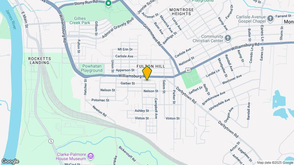 1408 Garber St Map and Location Details