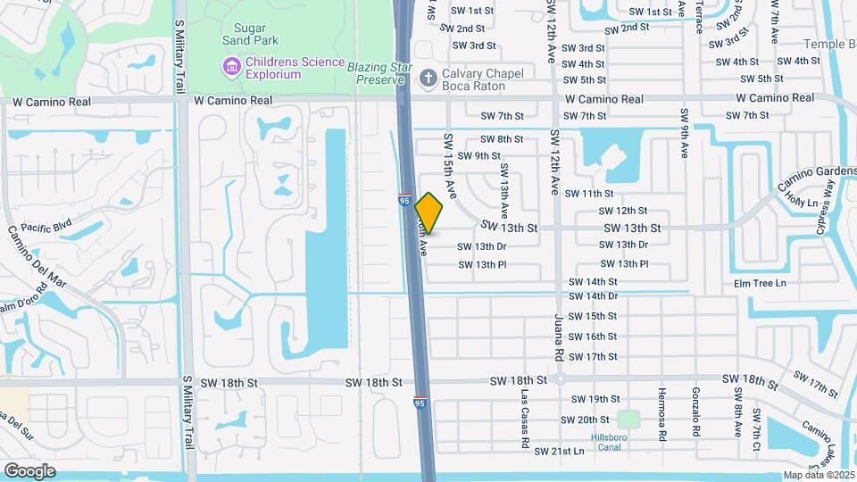 1571 SW 13th Dr Map and Location Details