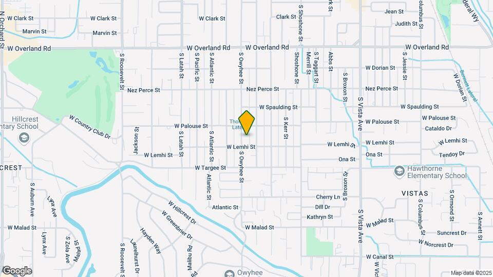 2018 S Owyhee St Map and Location Details
