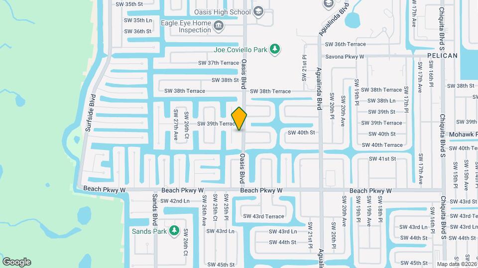 4002 Oasis Blvd Map and Location Details