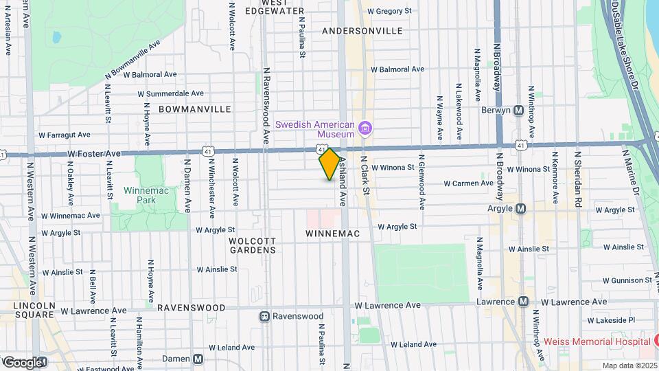 1618 W Carmen Ave, Unit 1 Map and Location Details
