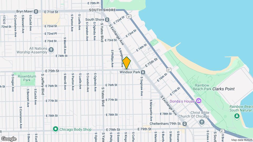 2533-2537 E 75th St Mapa y Detalles de la Ubicación