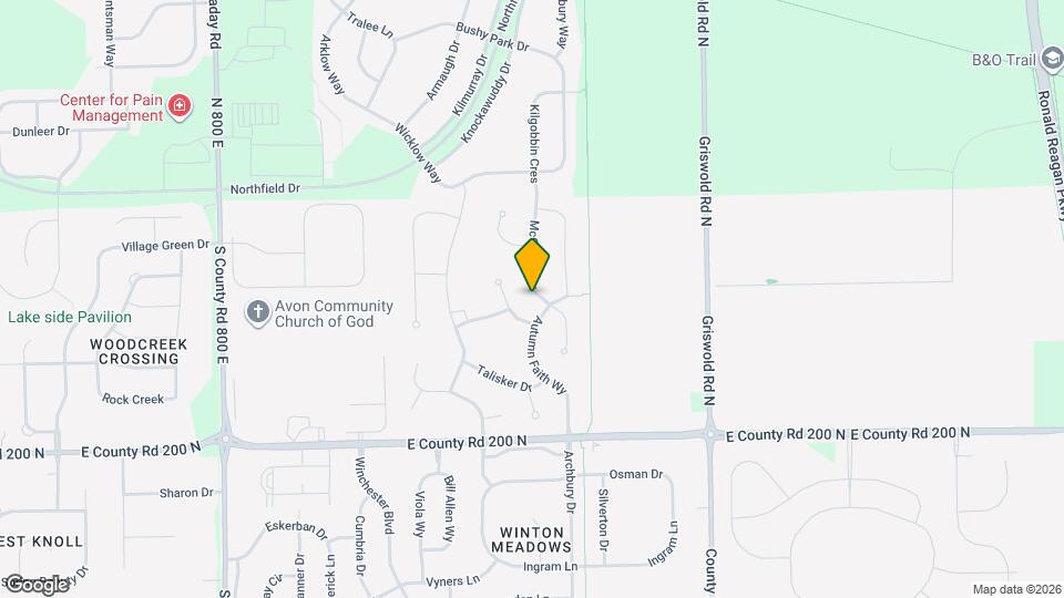 2294 McGregor Dr Mapa y Detalles de la Ubicación