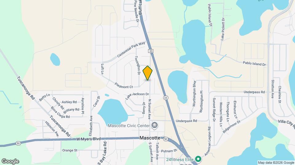 1832 Piedmont Ct Mapa y Detalles de la Ubicación