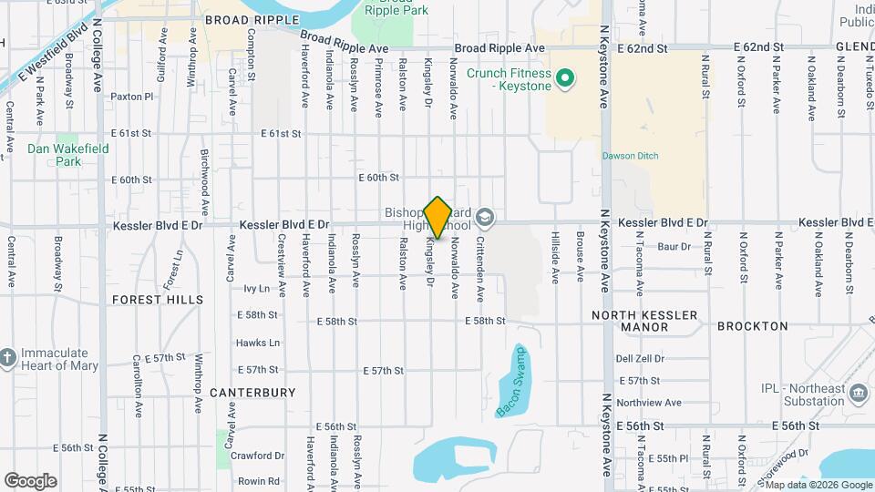 5873 Kingsley Dr Mapa y Detalles de la Ubicación