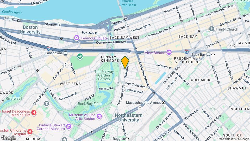 45 Hemenway St, Unit 17 Map and Location Details