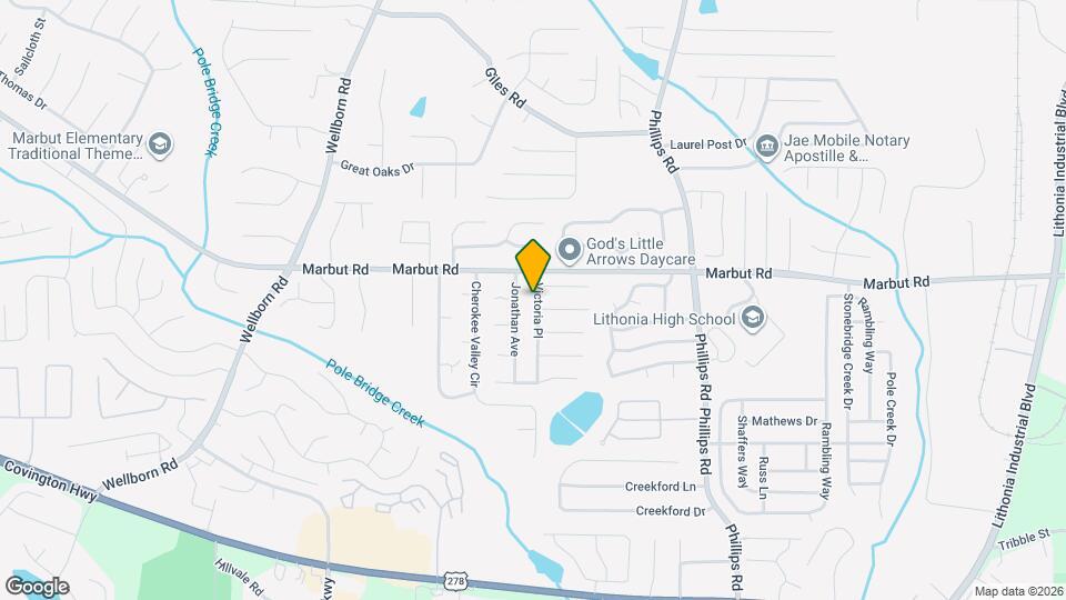 2139 Victoria Pl Map and Location Details