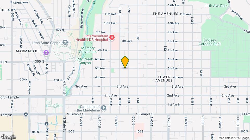 376 E 5th Ave Map and Location Details