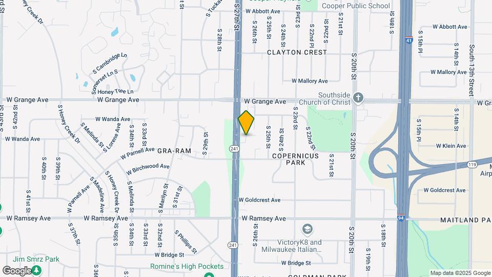 5668 S 27th St Map and Location Details