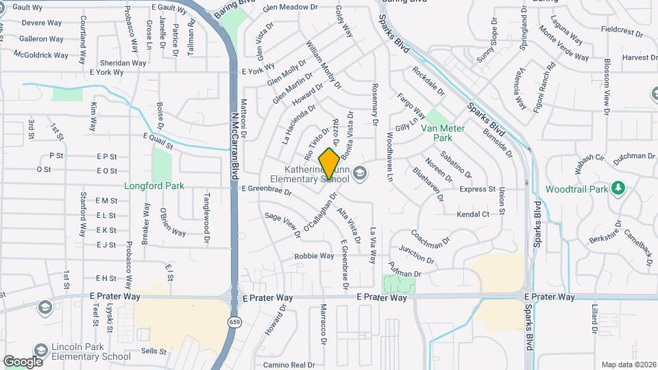 1702 Bonita Vista Dr Map and Location Details