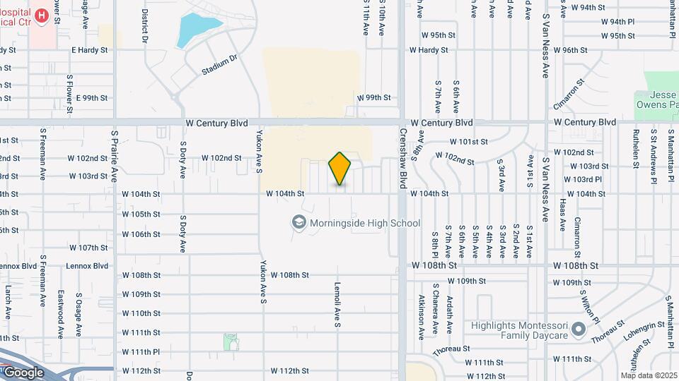 3315 W 104th St Map and Location Details
