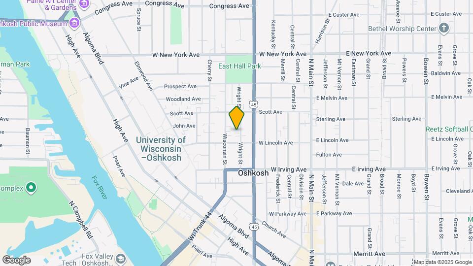 821 Wright St, Unit 821A Wright Mapa y Detalles de la Ubicación