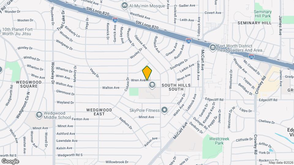 3405 Wren Ave Map and Location Details