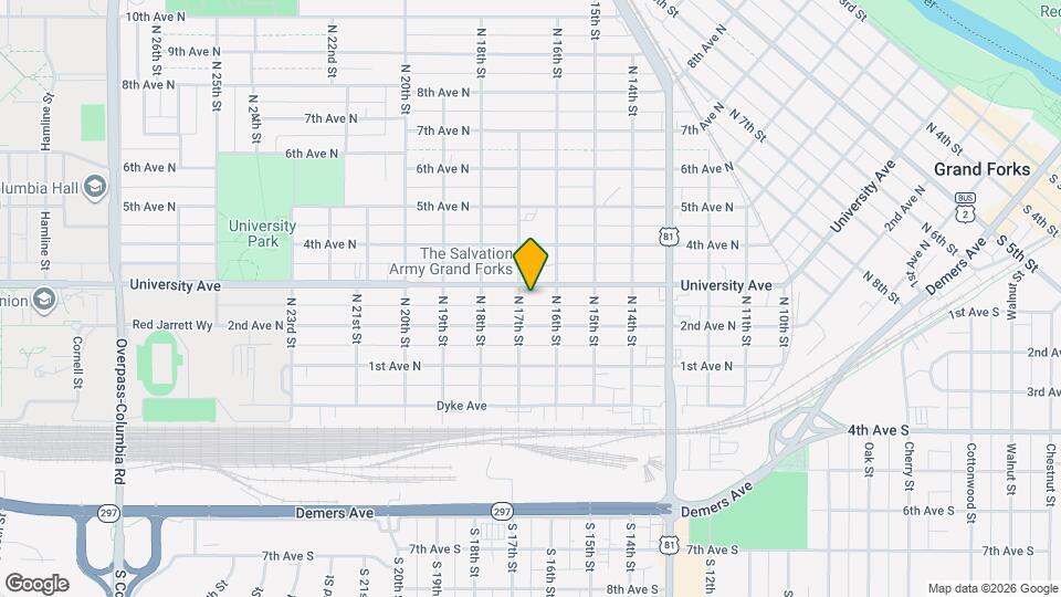 1617 University Ave Mapa y Detalles de la Ubicación