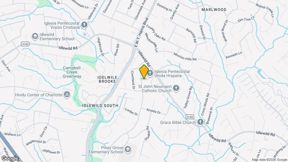 3916 Piney Grove Rd Map and Location Details