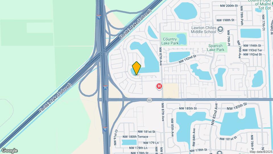 8881 NW 189th Terrace Map and Location Details