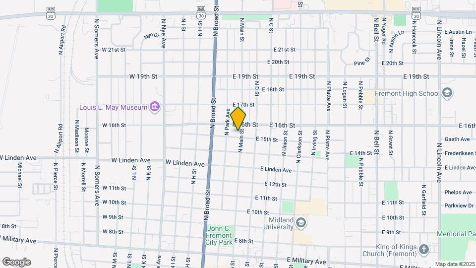 1505 N Main St Map and Location Details