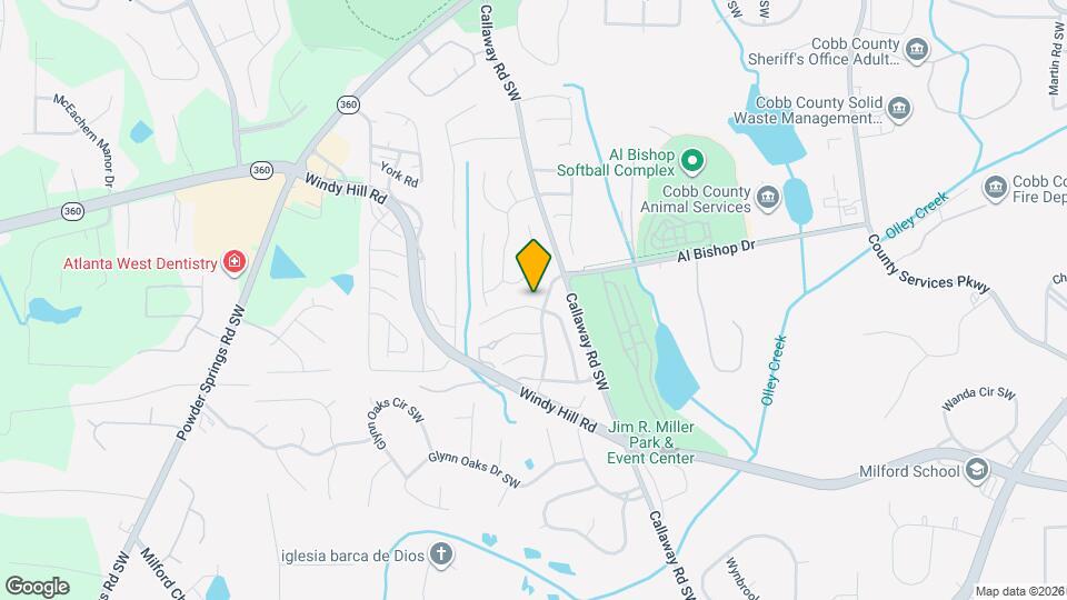 1236 Cumberland Creek Pl SW Map and Location Details