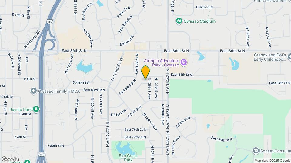 12555 East 83rd St N Map and Location Details