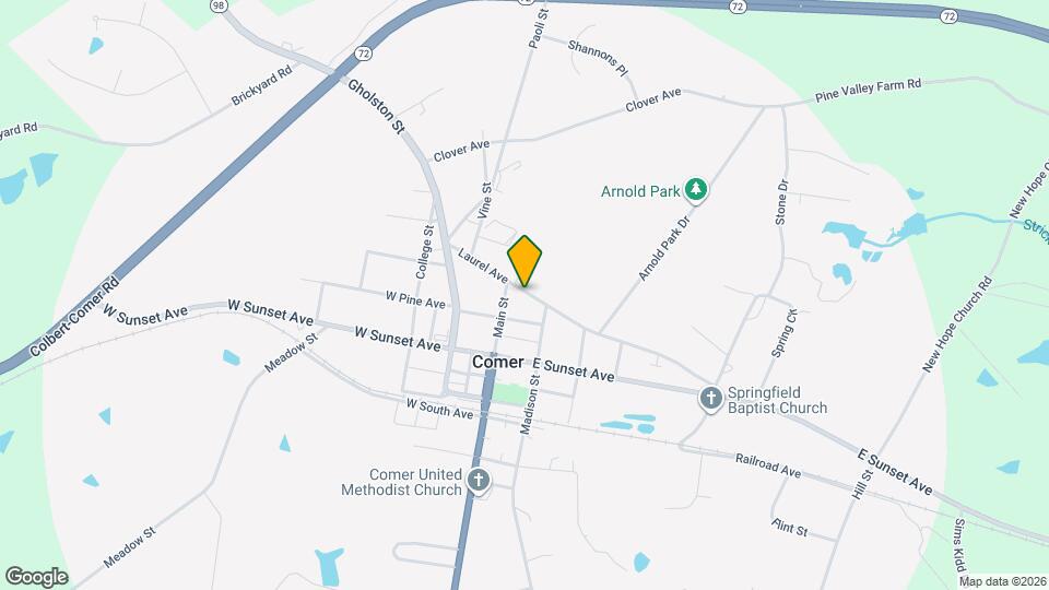 220 Laurel Ave Map and Location Details