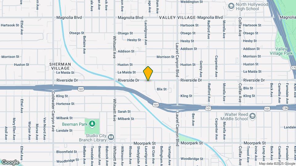12256 Riverside Dr Mapa y Detalles de la Ubicación