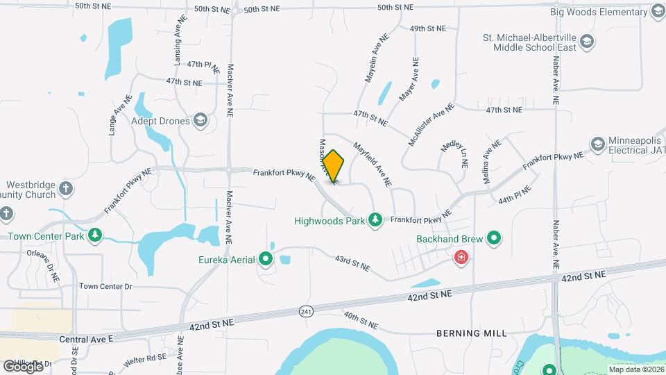 4487 Mason Ave NE Map and Location Details