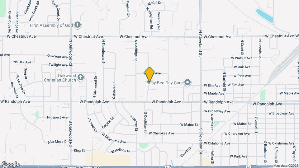 2835 W Elm Ave Map and Location Details