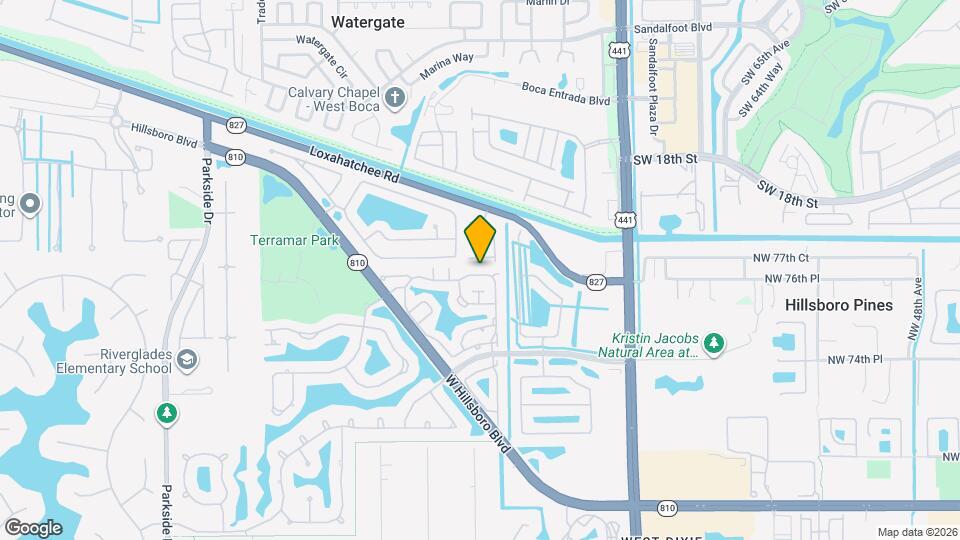 6185 NW 77th Pl Map and Location Details