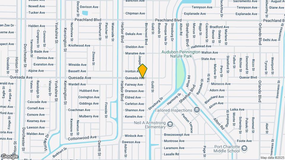 21519 Quesada Ave Map and Location Details