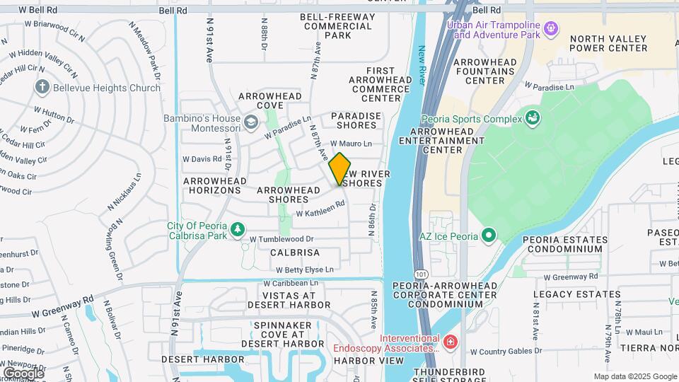 8711 W Marconi Ave Mapa y Detalles de la Ubicación