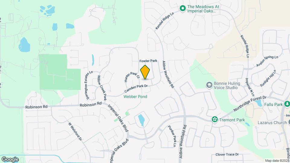 2502 Braley Park Ln Map and Location Details