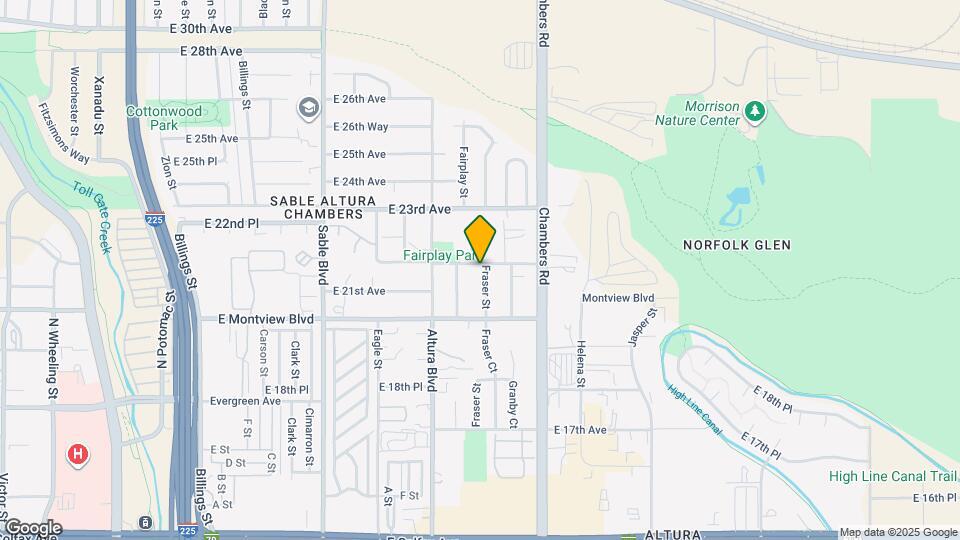 15052 E 22nd Ave Map and Location Details