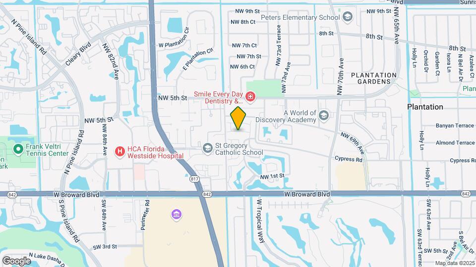 7542 NW 3 St Map and Location Details