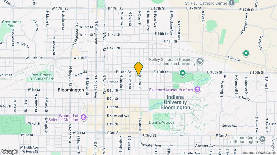 513 N Dunn St Map and Location Details