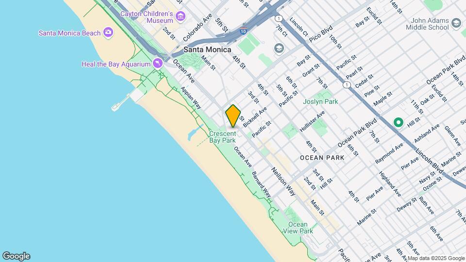 Santa Monica Mariner Village Map and Location Details