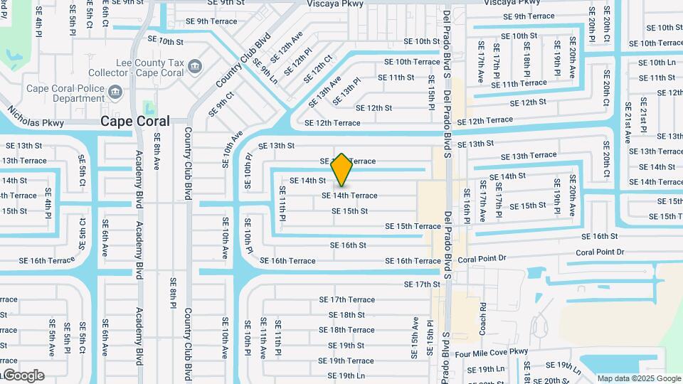 1307 SE 14th Terrace Map and Location Details